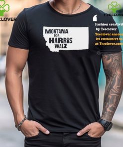 Montana Map for Harris Walz 2024 T Shirt
