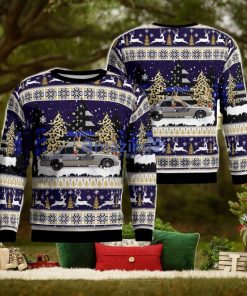 Montezuma Police Department K 9 Ford CVPI, Montezuma, Georgia Christmas AOP Ugly Sweater For Men Women