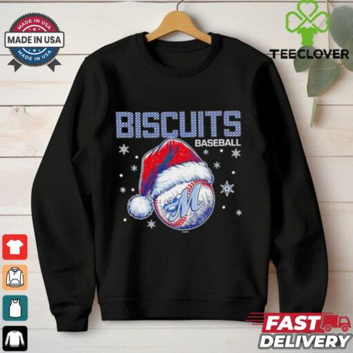 Montgomery Biscuits baseball Christmas shirt