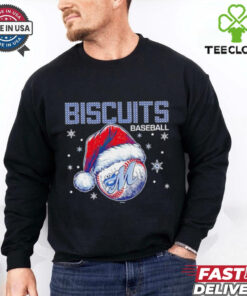 Montgomery Biscuits baseball Christmas shirt