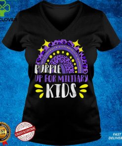 Month Of the Military Child Tee Purple Up For Military Kids T Shirt