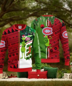 Montreal Canadians Grinch & Scooby doo Christmas Ugly Sweater