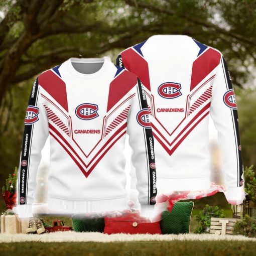 Montreal Canadiens Basic Knitted Ugly Christmas Sweater AOP Gift For Men And Women