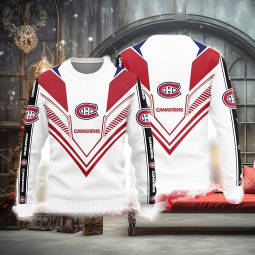Montreal Canadiens Basic Knitted Ugly Christmas Sweater AOP Gift For Men And Women