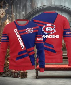 Montreal Canadiens Basic Pattern Knitted Ugly Christmas Sweater AOP Gift For Men And Women