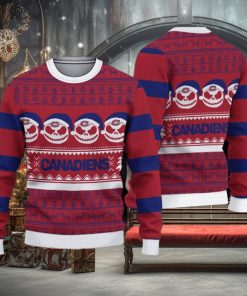Montreal Canadiens Christmas Reindeer Pattern Ugly Sweater For Men Women
