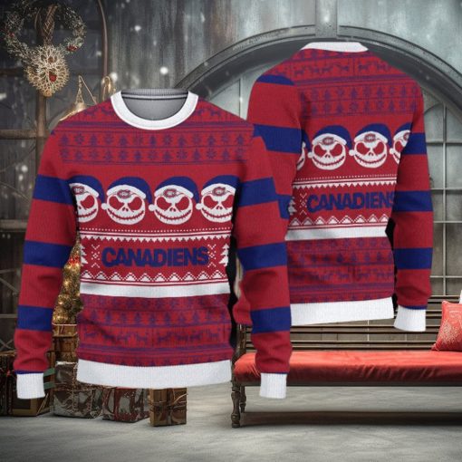 Montreal Canadiens Christmas Reindeer Pattern Ugly Sweater For Men Women