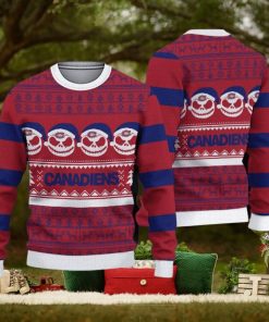 Montreal Canadiens Christmas Reindeer Pattern Ugly Sweater For Men Women