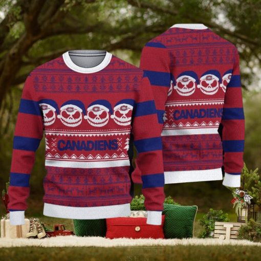 Montreal Canadiens Christmas Reindeer Pattern Ugly Sweater For Men Women