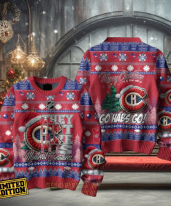 Montreal Canadiens Go Habs Go Ugly Christmas Sweater