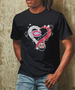 Montreal Canadiens Heart Diamonds Let’s Go Canadiens Shirt