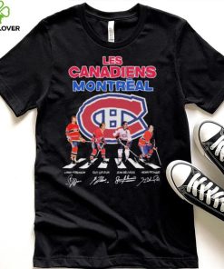 Montreal Canadiens Larry Robinson Guy Lafleur Jean Beliveau And Henri Richard Abbey Road Signatures Shirt