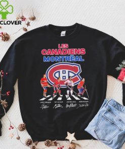 Montreal Canadiens Larry Robinson Guy Lafleur Jean Beliveau And Henri Richard Abbey Road Signatures Shirt