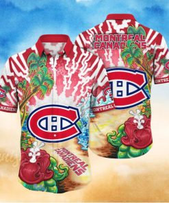 Montreal Canadiens NHL Flower Hawaiian Shirt For Men Women Best Gift For Fans