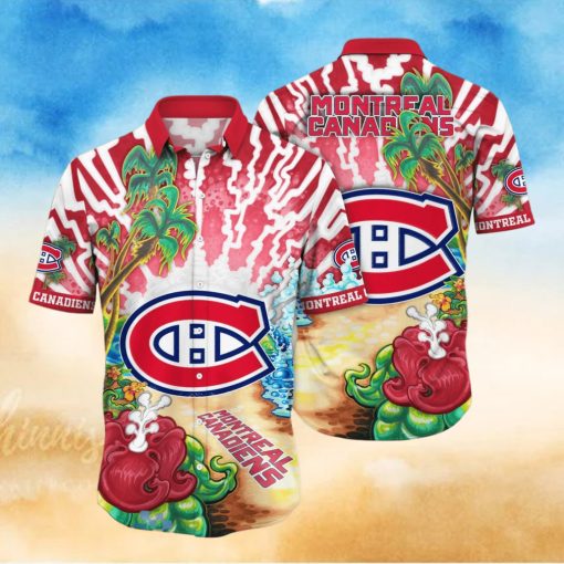 Montreal Canadiens NHL Flower Hawaiian Shirt For Men Women Best Gift For Fans