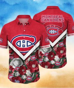 Montreal Canadiens NHL Flower Hawaiian Shirt For Men Women Best Gift For Real Fans