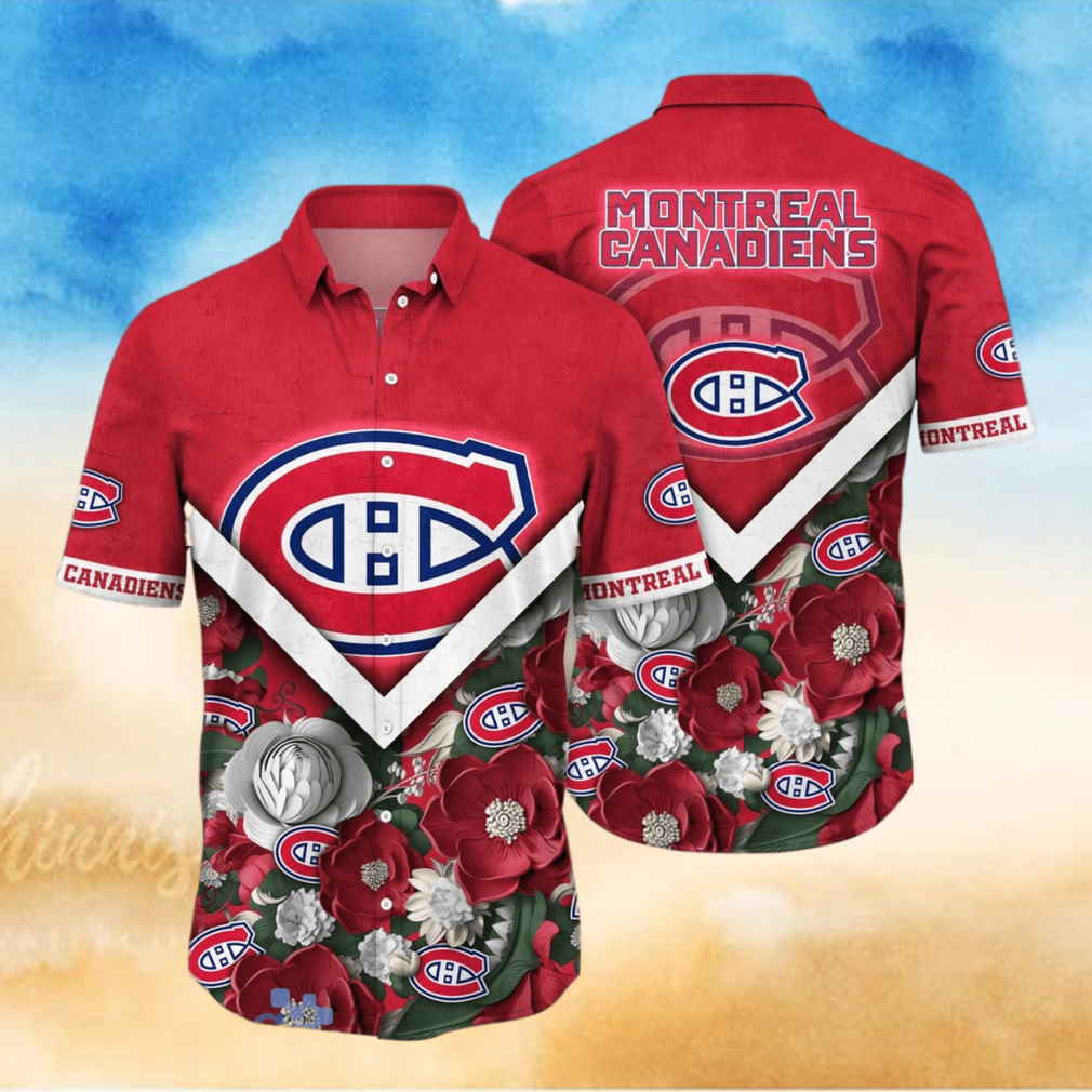 Montreal Canadiens NHL Flower Hawaiian Shirt For Men Women Best Gift For Real Fans Montreal Canadiens NHL Flower Hawaiian Shirt For Men Women Best Gift For Real Fans
