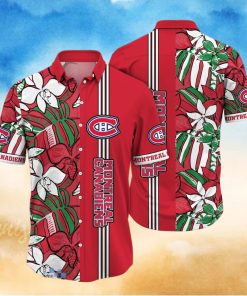 Montreal Canadiens NHL Flower Hawaiian Shirt Unique Gift For Fans