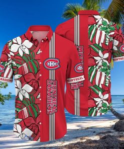 Montreal Canadiens NHL Flower Hawaiian Shirt Unique Gift For Fans