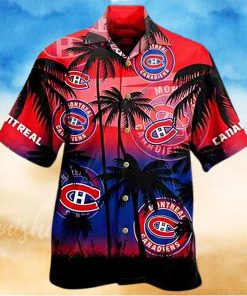 Montreal Canadiens NHL Palm Tree Summer Hawaiian Shirt