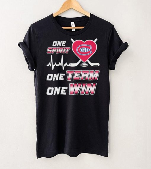 Montreal Canadiens One Spirit One Team One Win Shirt