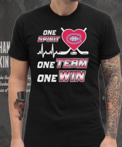 Montreal Canadiens One Spirit One Team One Win Shirt