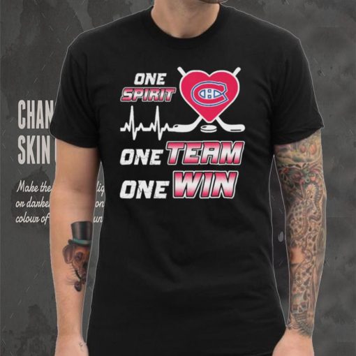 Montreal Canadiens One Spirit One Team One Win Shirt