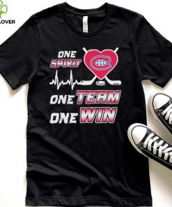 Montreal Canadiens One Spirit One Team One Win Shirt