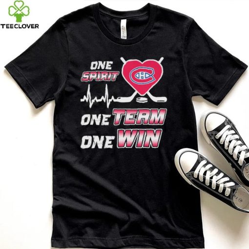 Montreal Canadiens One Spirit One Team One Win Shirt