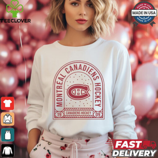 Montreal Canadiens Uphill Stained Glass T Shirt