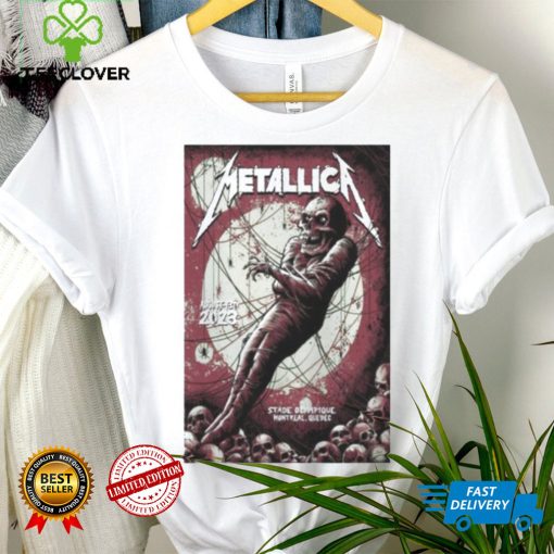 Montreal QC August 13 2023 Metallica Tour Poster Shirt