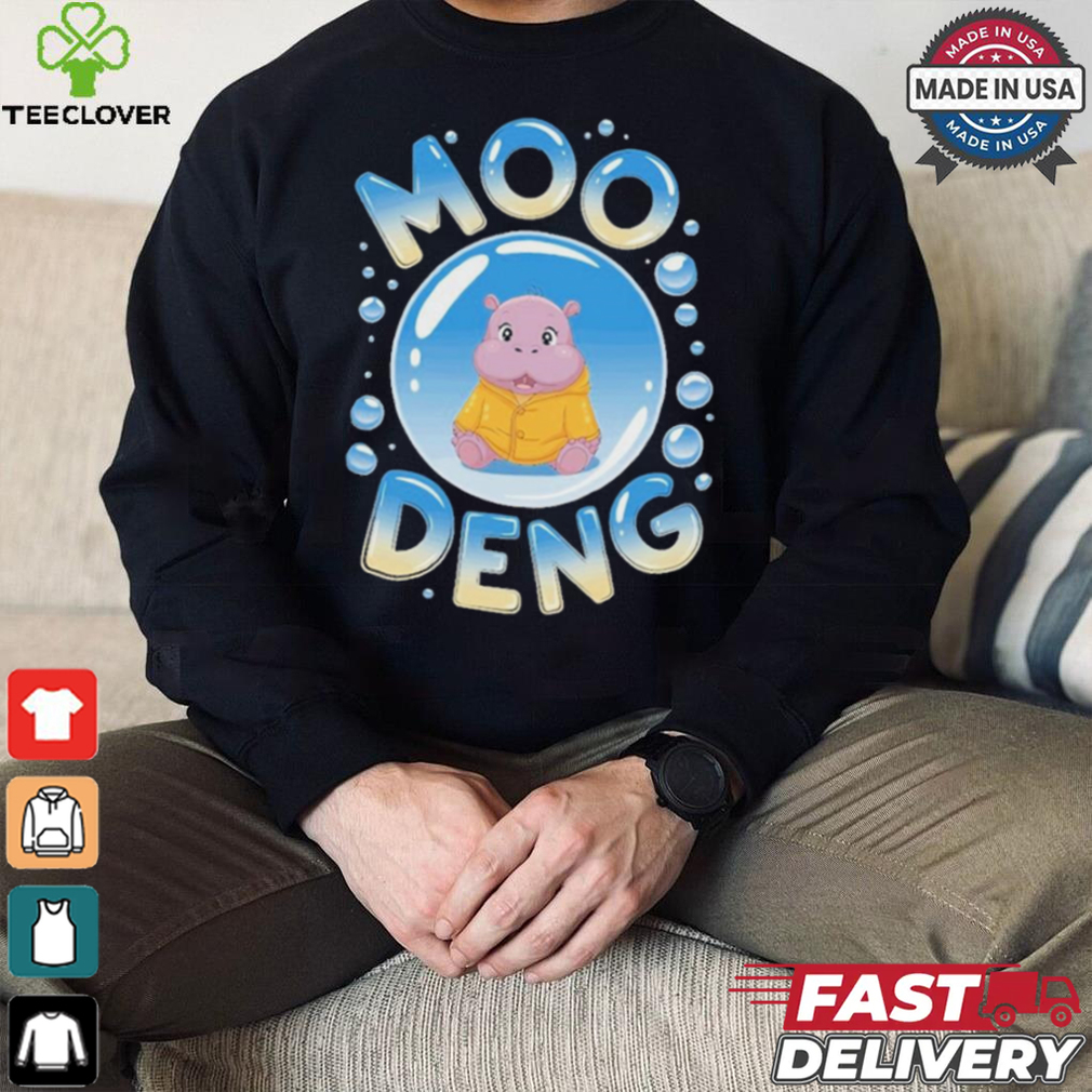 Moo Deng Baby Hippo in Raincoat Cute Animal Cartoon for Hippo Lovers T Shirt Moo Deng Baby Hippo in Raincoat Cute Animal Cartoon for Hippo Lovers T Shirt