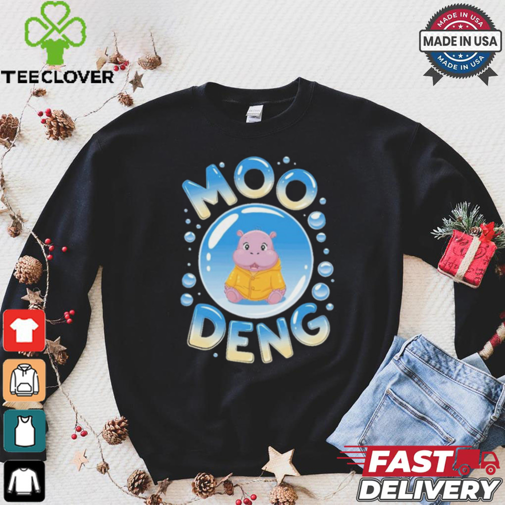 Moo Deng Baby Hippo in Raincoat Cute Animal Cartoon for Hippo Lovers T Shirt Moo Deng Baby Hippo in Raincoat Cute Animal Cartoon for Hippo Lovers T Shirt