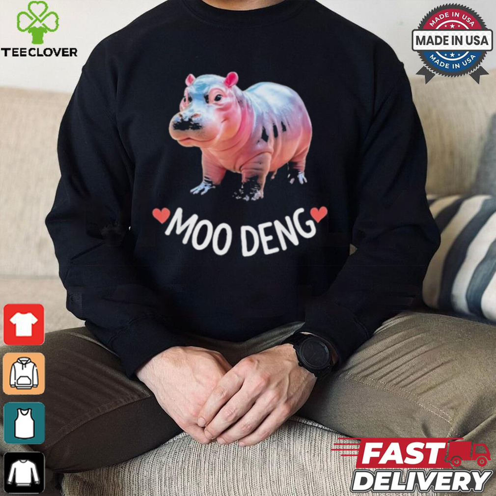 Moo Deng Bouncy Pig in Thai Picture The Cute Baby Hippo T Shirt Moo Deng Bouncy Pig in Thai Picture The Cute Baby Hippo T Shirt