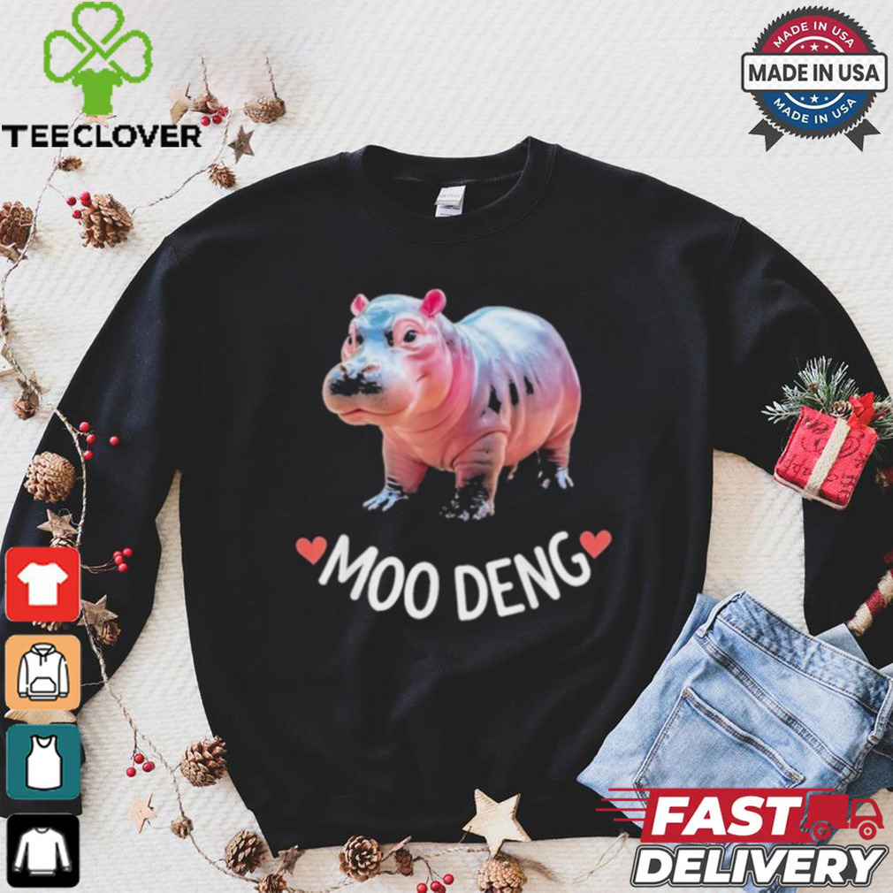 Moo Deng Bouncy Pig in Thai Picture The Cute Baby Hippo T Shirt Moo Deng Bouncy Pig in Thai Picture The Cute Baby Hippo T Shirt