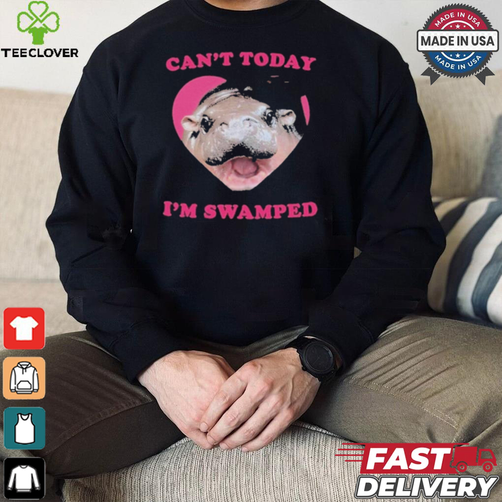 Moo Deng Can’t Today I’m Swamped Shirt Moo Deng Can’t Today I’m Swamped Shirt