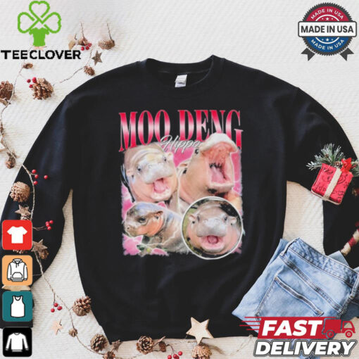 Moo Deng Hippo Bootleg Shirt