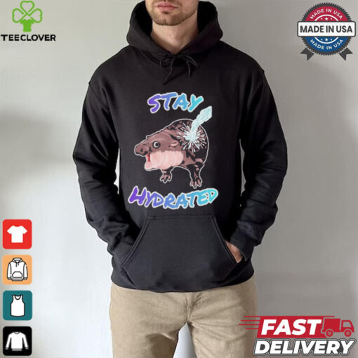 Moo Deng baby hippo Stay hydrated T Shirt