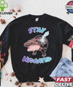 Moo Deng baby hippo Stay hydrated T Shirt
