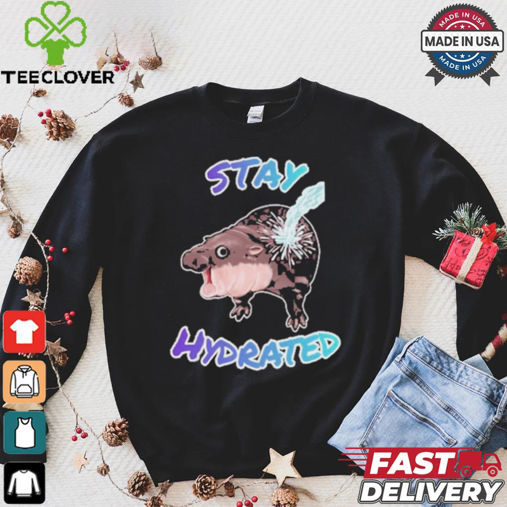 Moo Deng baby hippo Stay hydrated T Shirt Moo Deng baby hippo Stay hydrated T Shirt