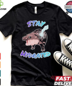 Moo Deng baby hippo Stay hydrated T Shirt