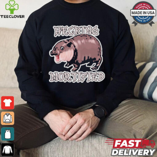 Moo Deng baby hippo hecking mortified T Shirt