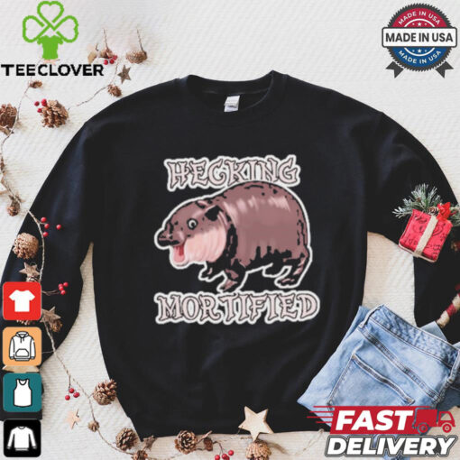Moo Deng baby hippo hecking mortified T Shirt