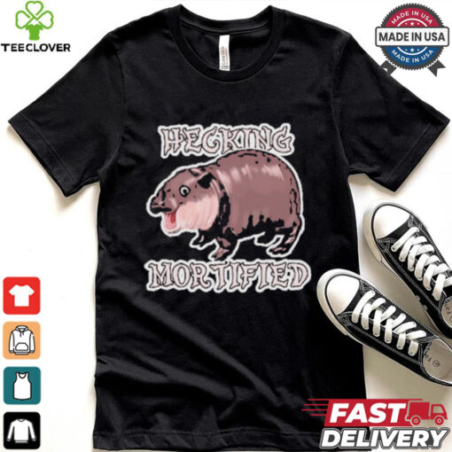 Moo Deng baby hippo hecking mortified T Shirt
