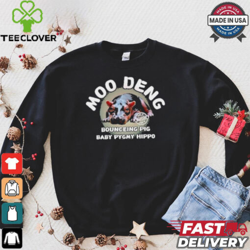 Moo Deng baby pygmy hippo Thailand Frit Tees T Shirt