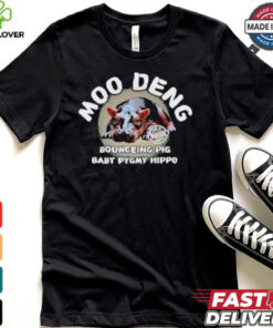 Moo Deng baby pygmy hippo Thailand Frit Tees T Shirt