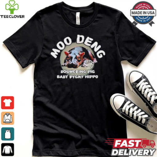 Moo Deng baby pygmy hippo Thailand Frit Tees T Shirt