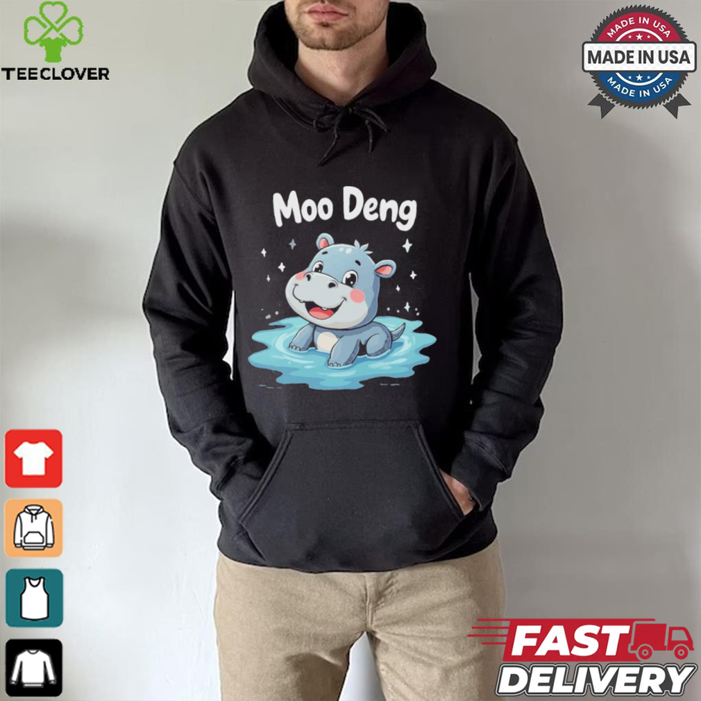 Moo Deng the Cute Baby Hippo Adorable Cartoon Hippo Animal for Kids T Shirt Moo Deng the Cute Baby Hippo Adorable Cartoon Hippo Animal for Kids T Shirt