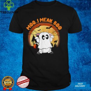 Moo I Mean Boo Ghost Cow Pumpkin Moon Halloween hoodie, sweater, longsleeve, shirt v-neck, t-shirt