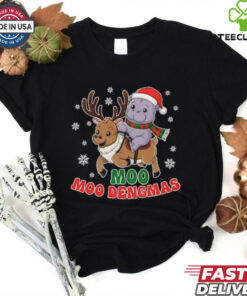 Moo Moo Dengmas Funny Christmas Crewneck shirt